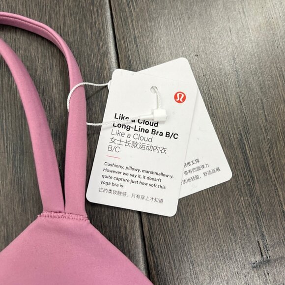 Lululemon NWT Like a Cloud Longline Bra *Light Support, B/C Cup Velvet Dust - Picture 3 of 8